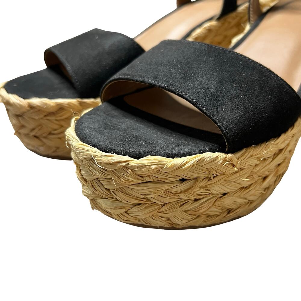 Universal Thread Alisha Platform Wedge Heels Blac… - image 5